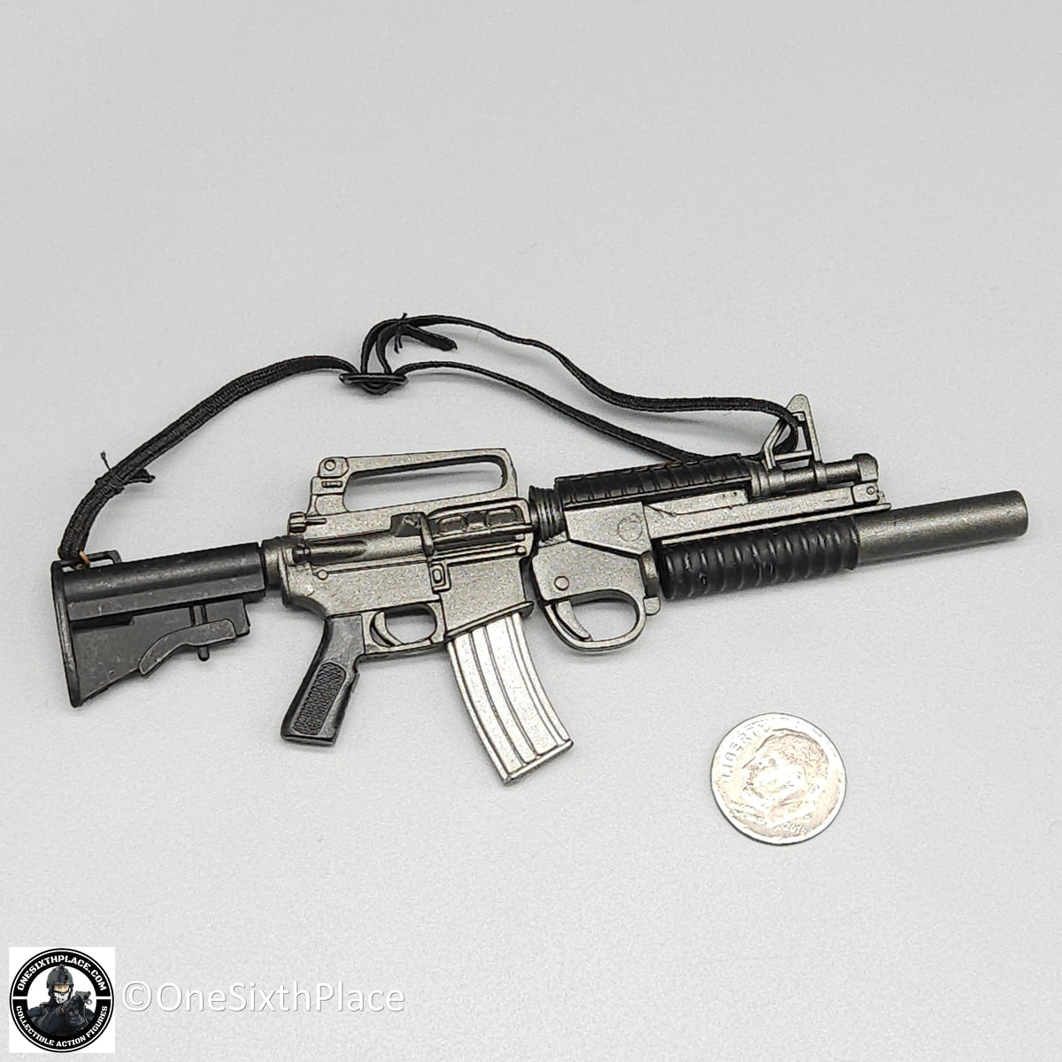 1:6 scale 21st Century Toys M16 AR15 Rifle w/ M203 for 12" Figures