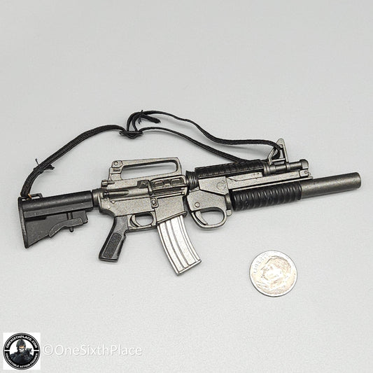 1:6 scale 21st Century Toys M16 AR15 Rifle w/ M203 for 12" Figures