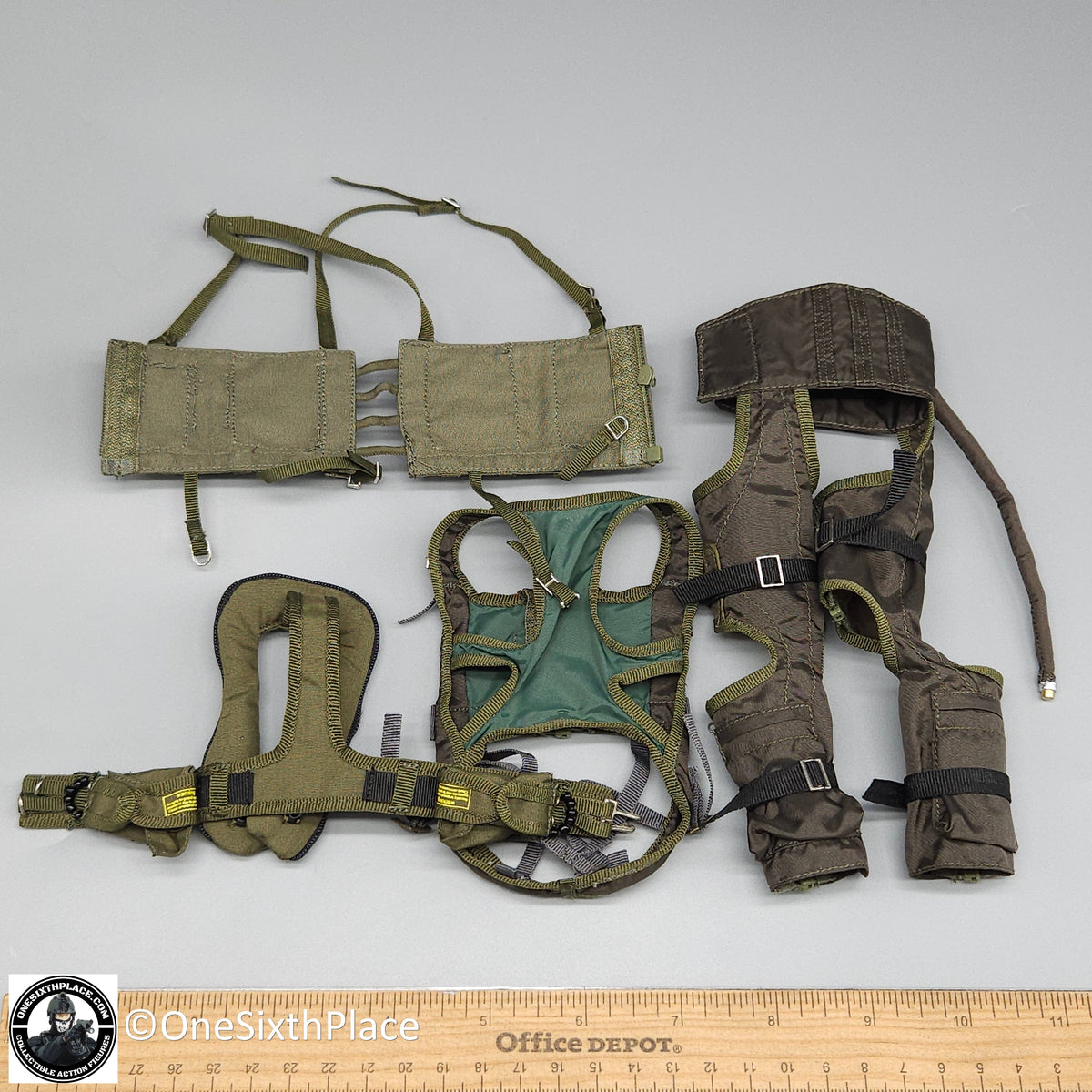 1:6 scale Shinning Toys US Navy F18 Aviator Flight Vest & G Pants Set for 12" Figures