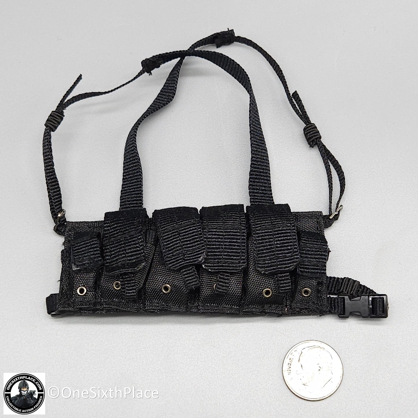 1:6 scale Toy Soldier Delta Force Black BHI Chest Rig for 12" Figures