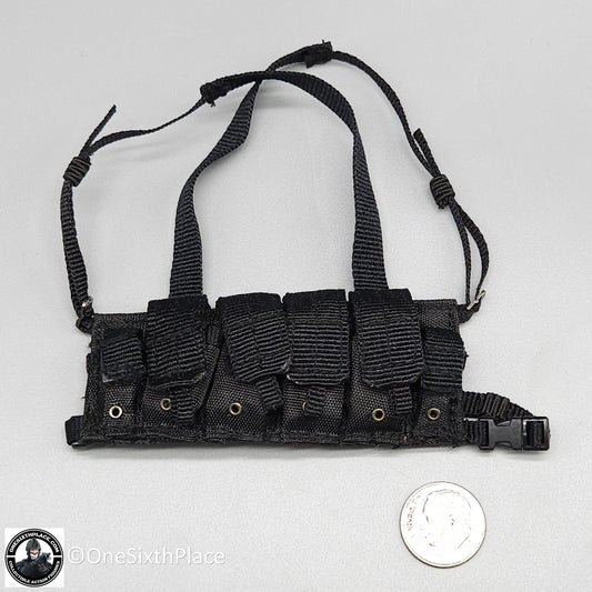 1:6 scale Toy Soldier Delta Force Black BHI Chest Rig for 12" Figures