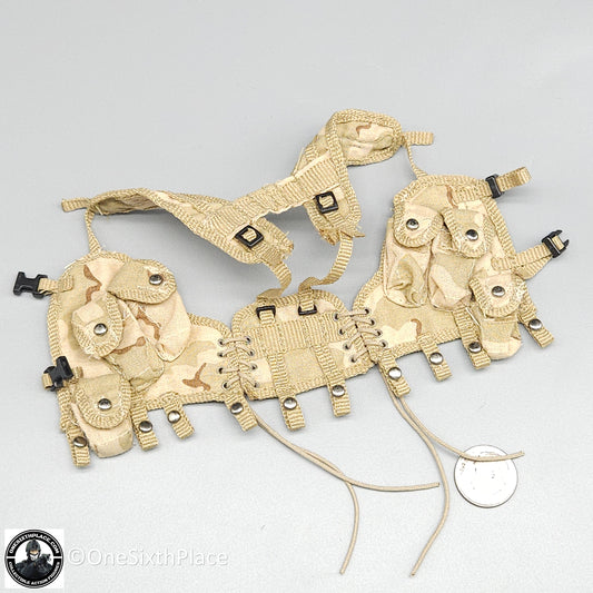 1:6 scale Dragon Desert Camo LBV 88 Vest for 12" Figures