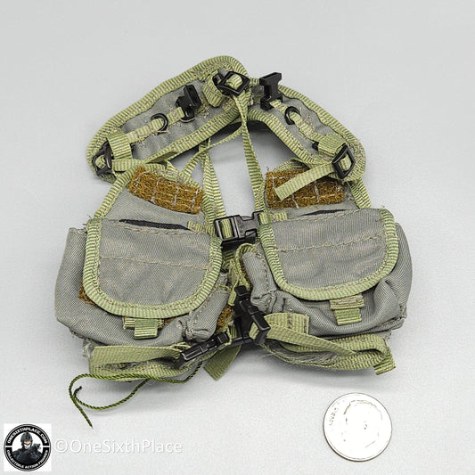 1:6 scale Dragon Terry SAW Ammo Chest Rig Vest for 12" Figures