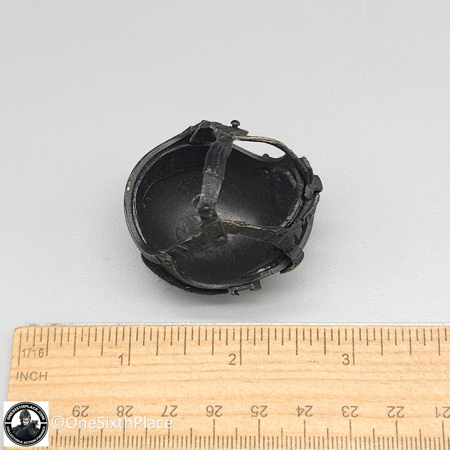 1:6 scale BBI PJ Bones Black ProTec Helmet for 12" Figures