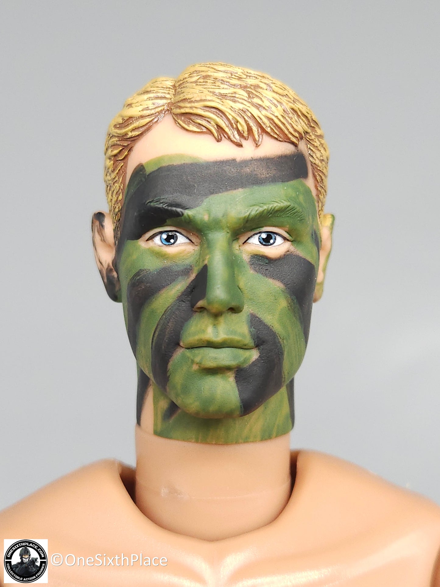 1:6 scale BBI USMC Sniper Snake Male Body w/ Camo Face for 12" Figures