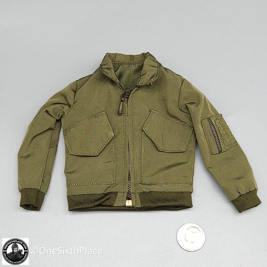 1:6 scale Shinning Toys US Navy F14 Aviator Green Pilot Jacket for 12" Figures