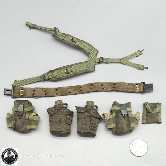 1:6 scale Dragon Cloth LC2 Belt Suspenders Pouch Set for 12" Figures