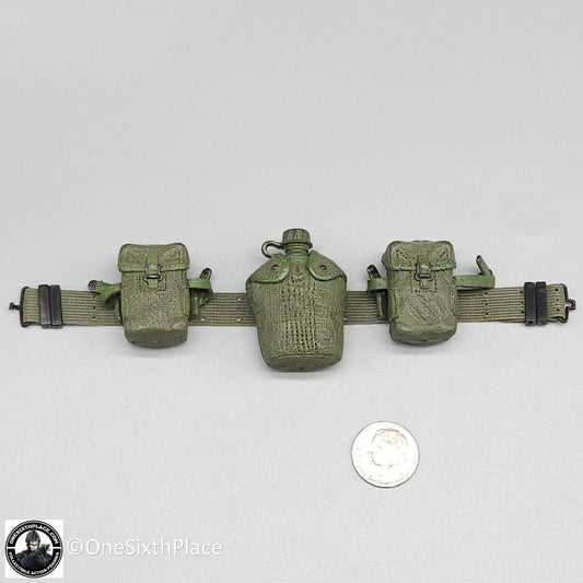1:6 scale SOTW Vietnam M56 Belt w/ Ammo Canteen Pouches for 12" Figures