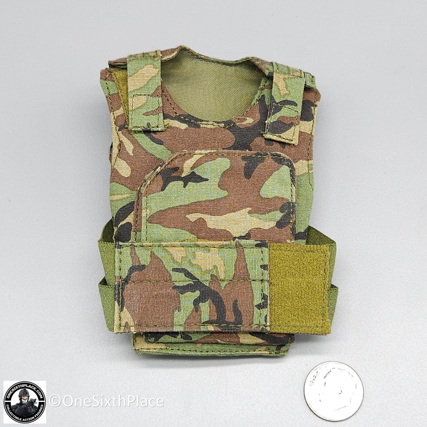 1:6 DamToys Ranger Woodland Camo RBA Body Armor for 12" Figures
