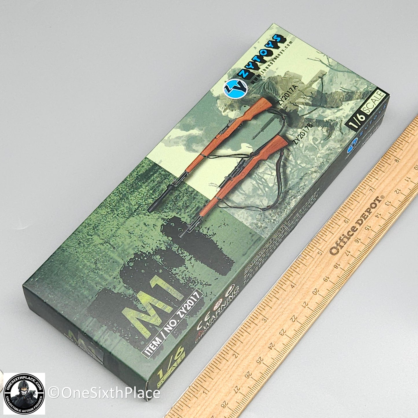 1:6 scale ZY Toys WWII US M1 Garand Sniper Rifle Weapon Set for 12" Figures ZY2017B