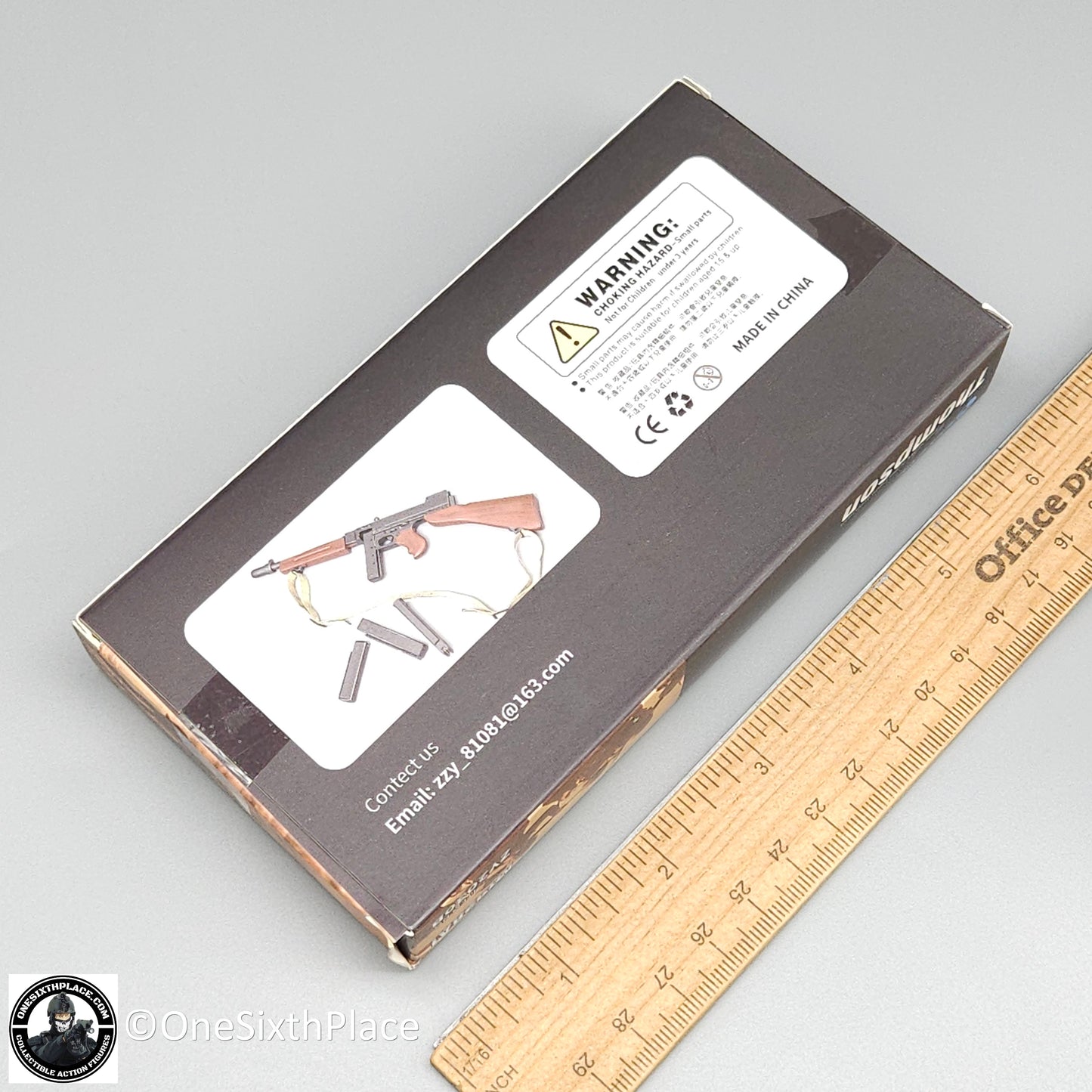 1:6 scale ZY Toys WWII US Thompson Submachine Gun w/ Stick Mag Weapon Set for 12" Figures ZY2030B