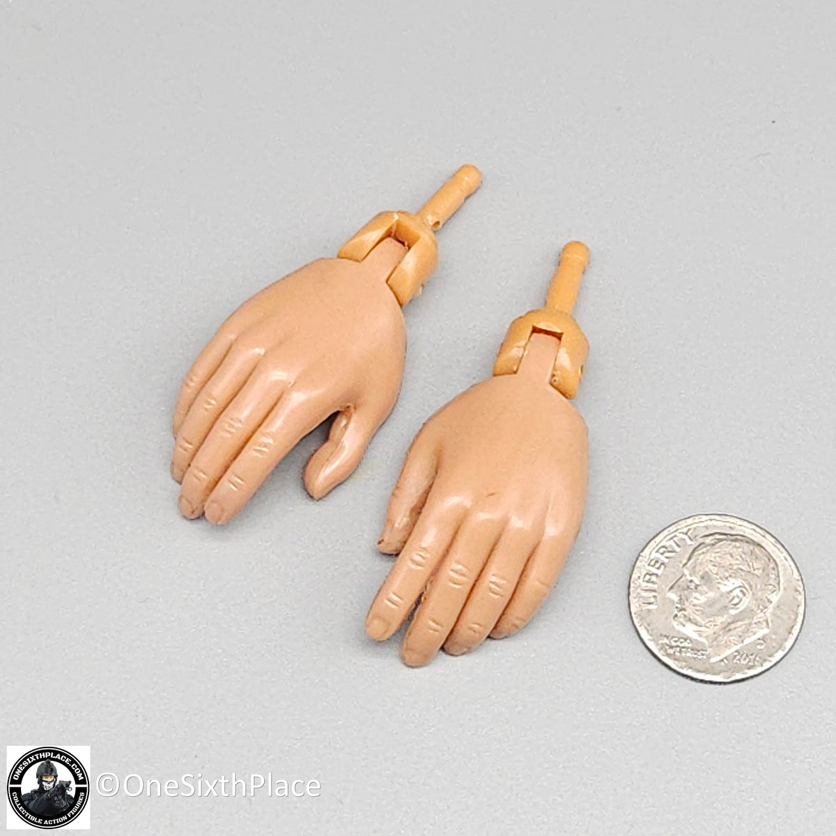 1:6 scale Dragon Nude Relaxed Open Hands for 12" Figures