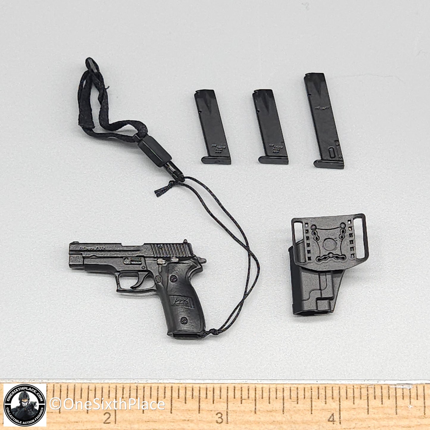1:6 scale Easy & Simple NAVY Special Warfare Operator Sig Pistol w/ Holster for 12" Figures