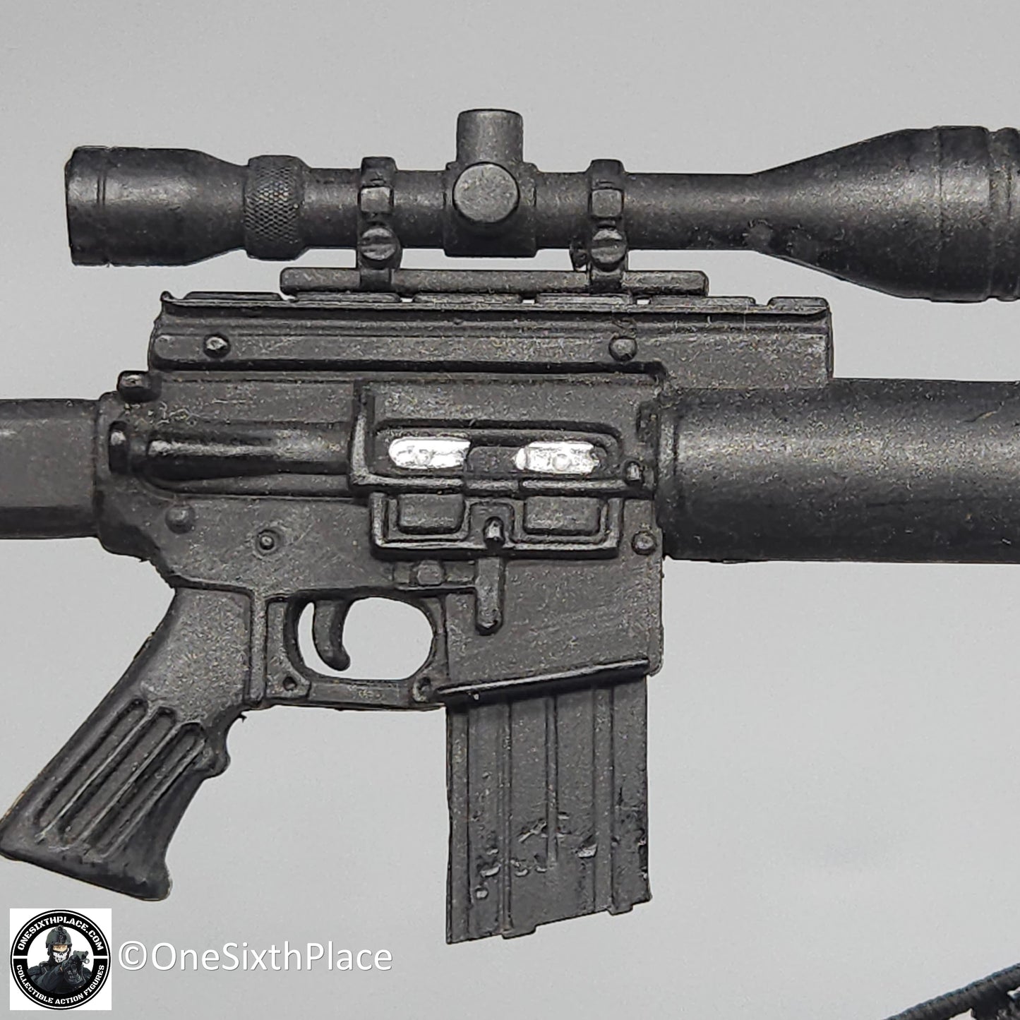 1:6 scale Ultimate Soldier Suppressed M16 Sniper Rifle for 12" Figures