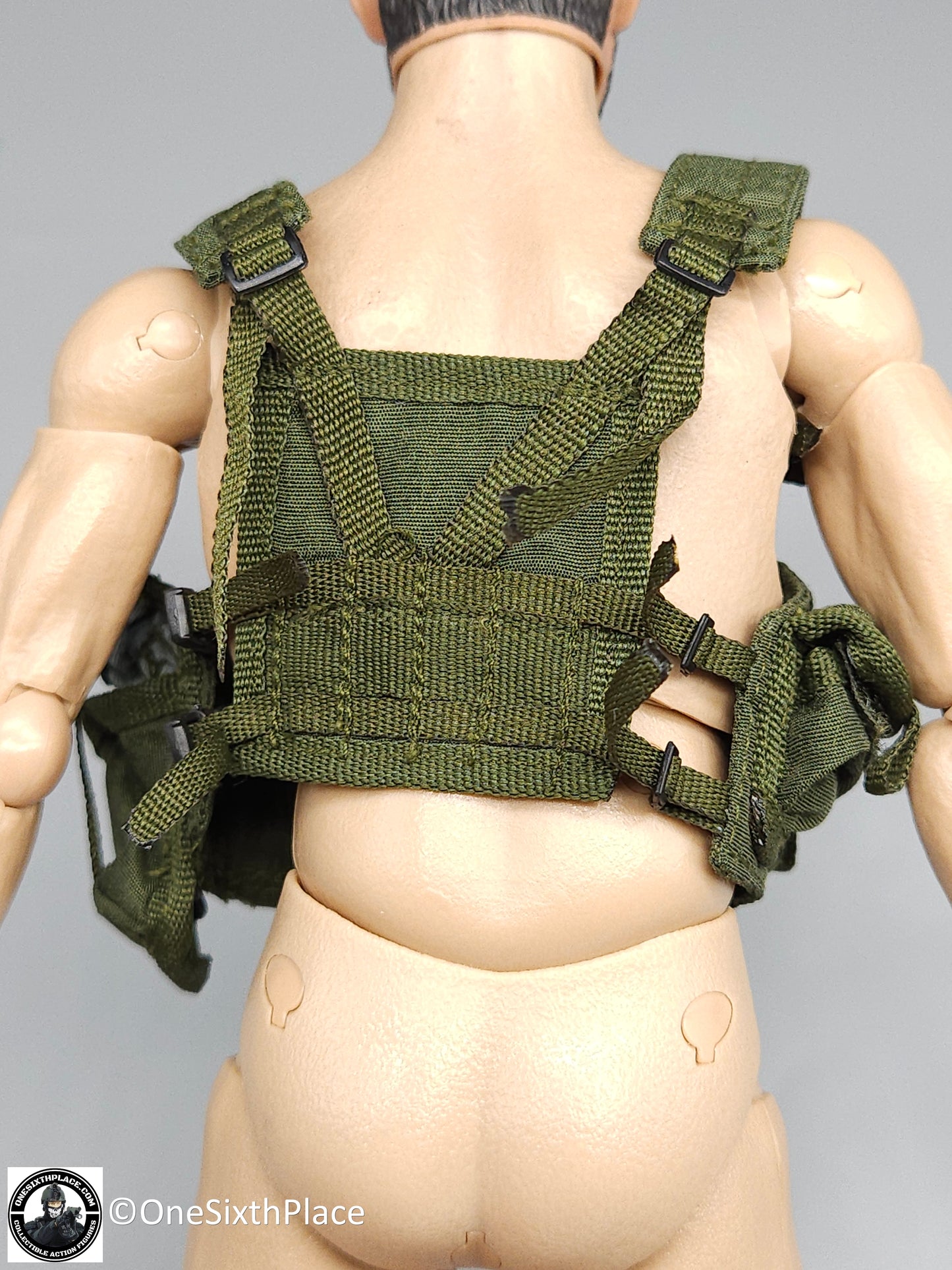 1:6 scale ACE Green Delta Force BHI Chest Rig Harness for 12" Figures