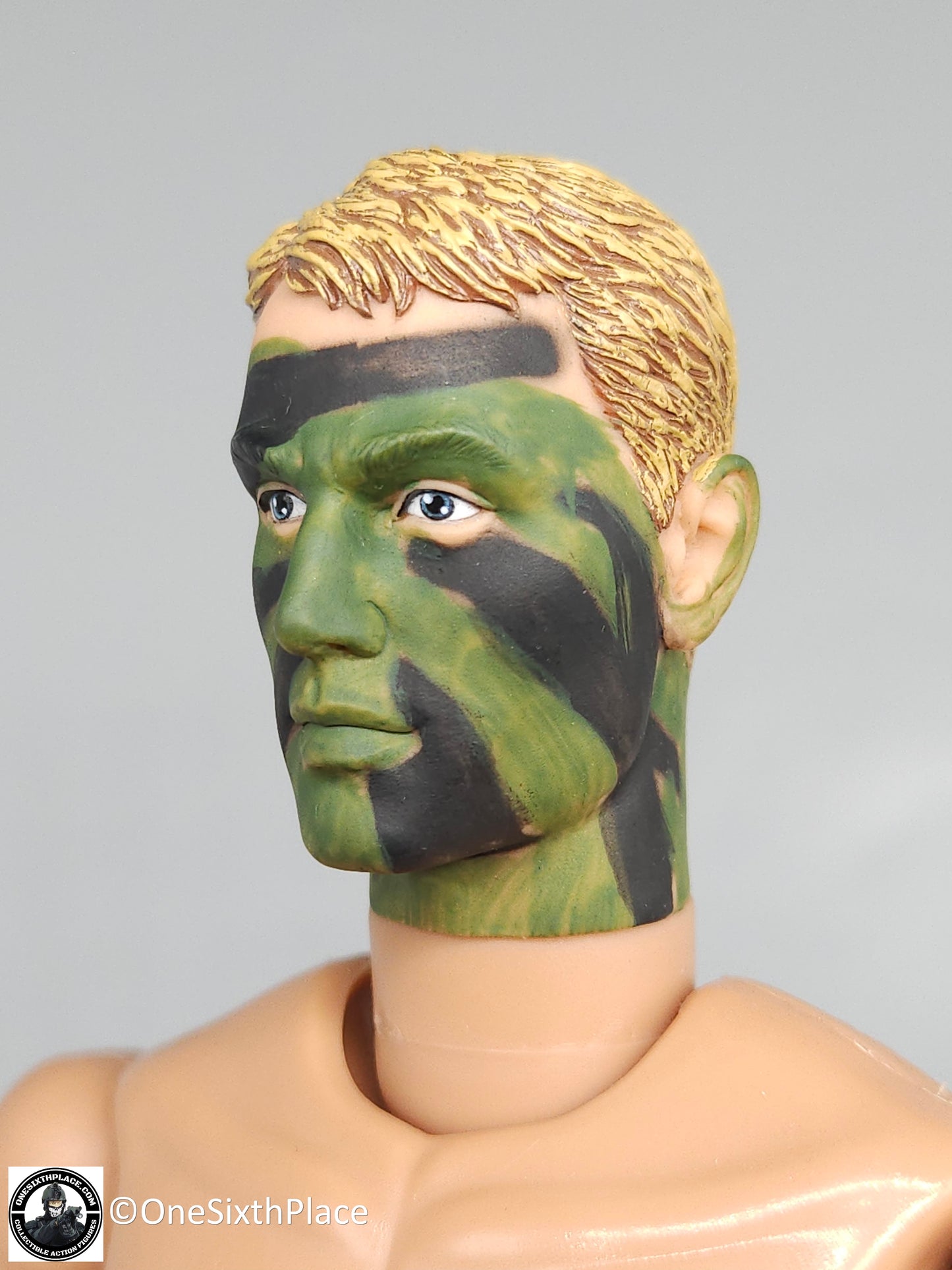 1:6 scale BBI USMC Sniper Snake Male Body w/ Camo Face for 12" Figures
