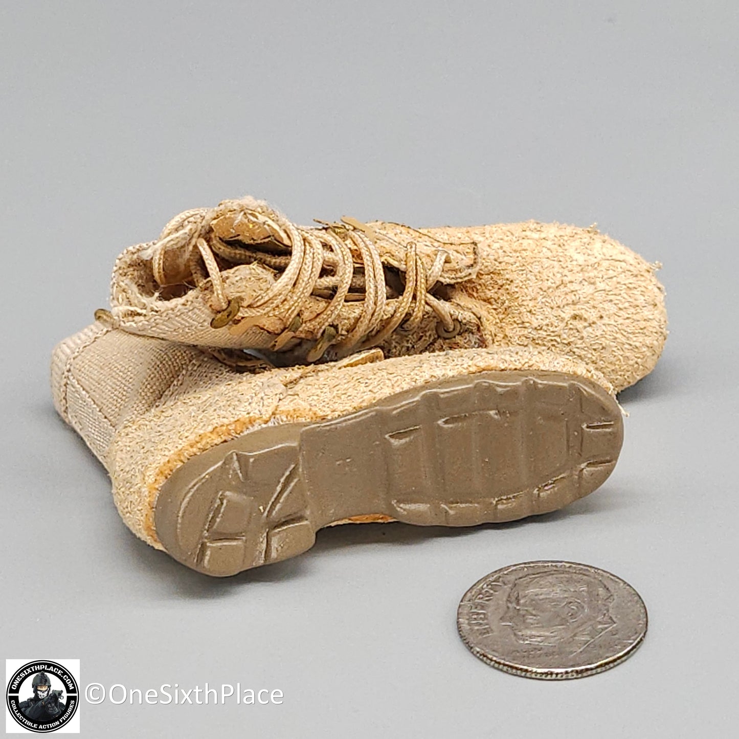 1:6 scale Toy Soldier Cloth Desert Danner Boots (Foot Type) for 12" Figures