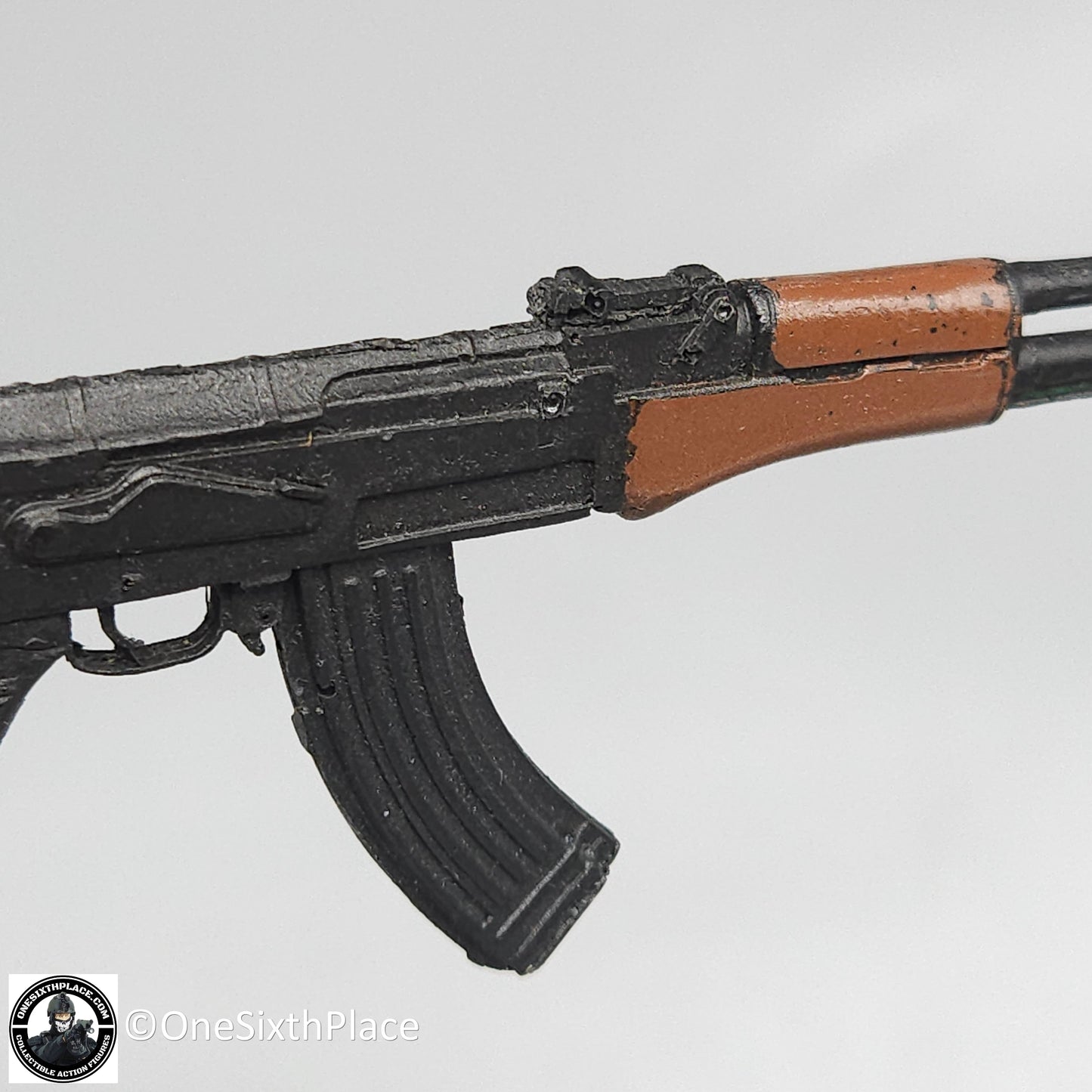 1:6 scale Molded Plastic AK47 Rifle for 12" Figures