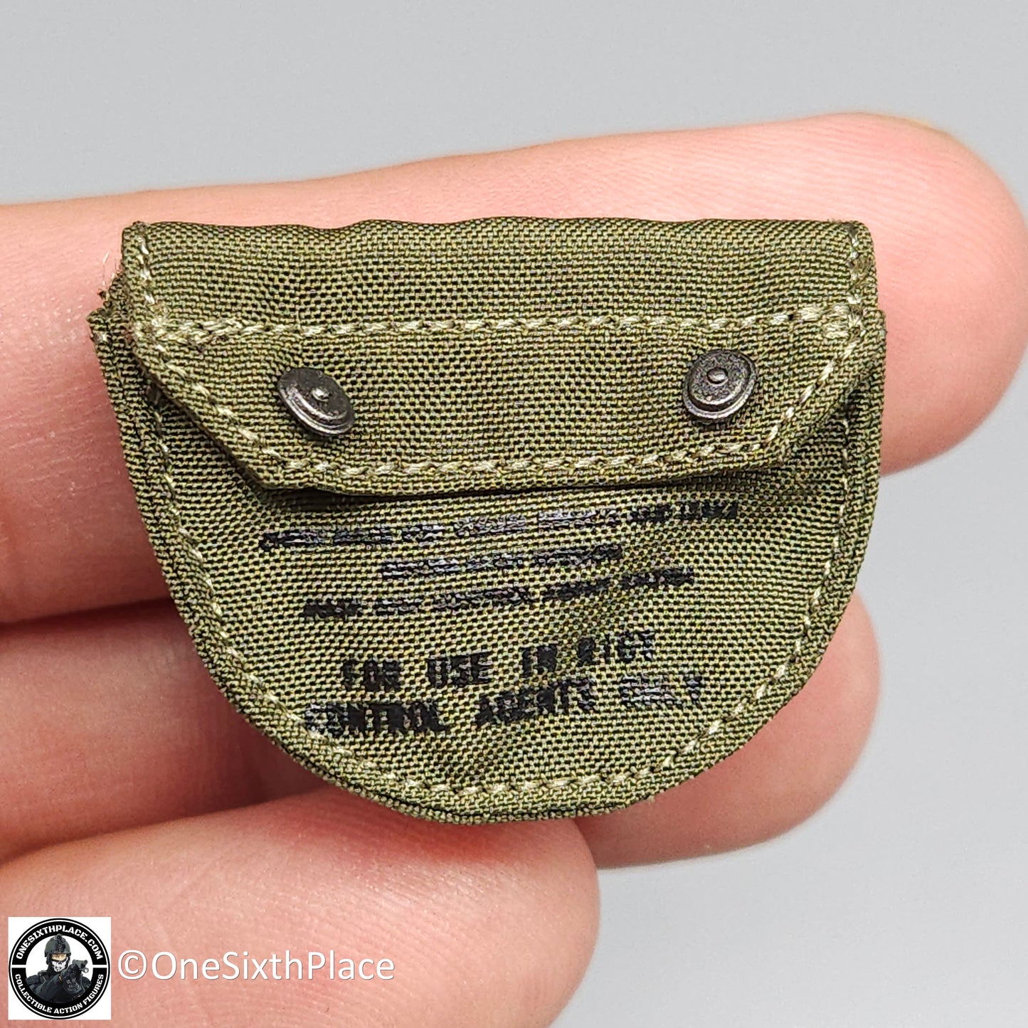 1:6 scale Ujindou Vietnam MACV-SOG Team Leader XM28 Gas Mask Bag Pouch for 12" Figures