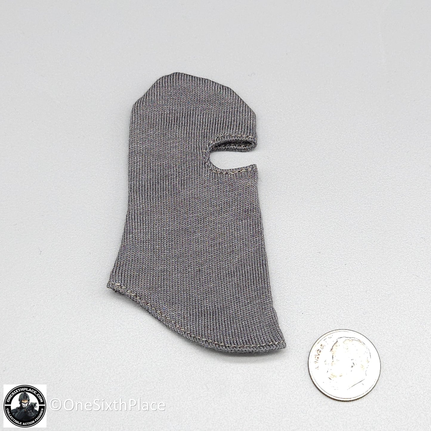 1:6 scale Easy & Simple Paramilitary Forces Operator Gray Balaclava for 12" Figures