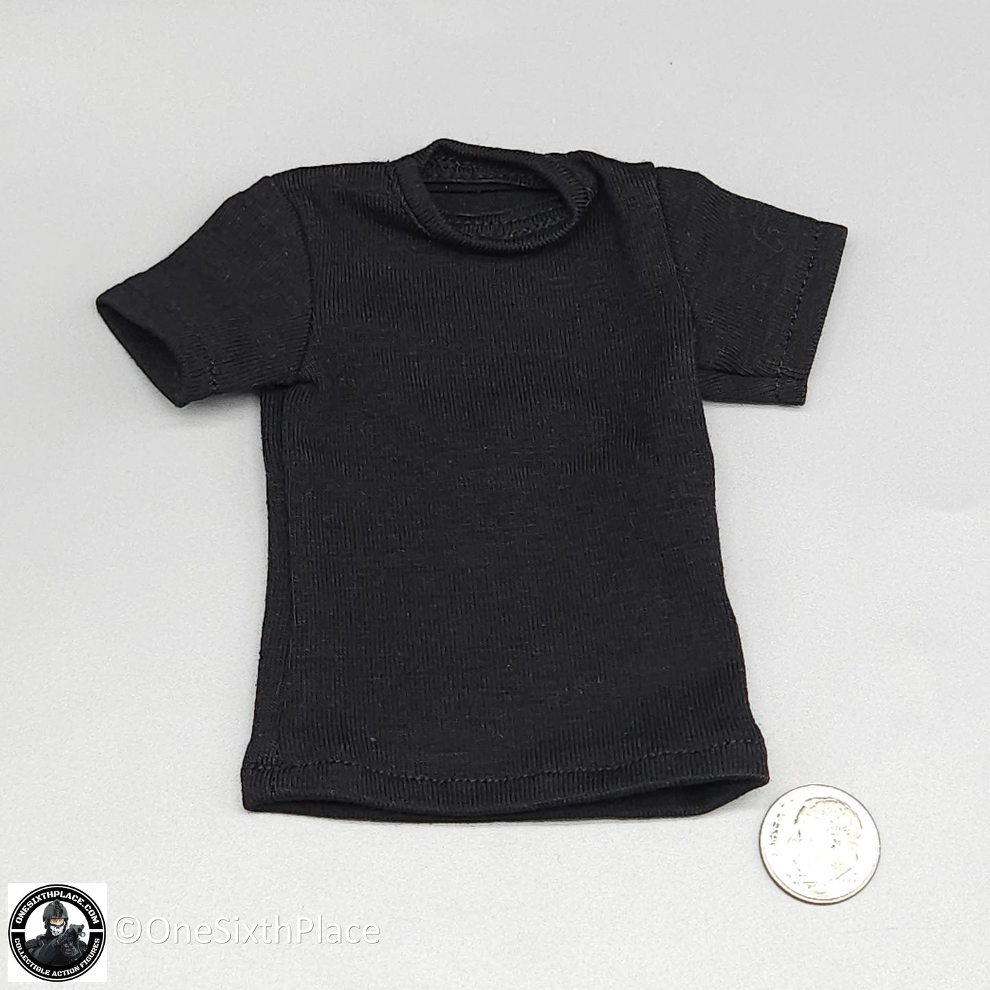 1:6 scale Easy & Simple Russian Special Operations Forces (SSO) Black T-Shirt for 12" Figures