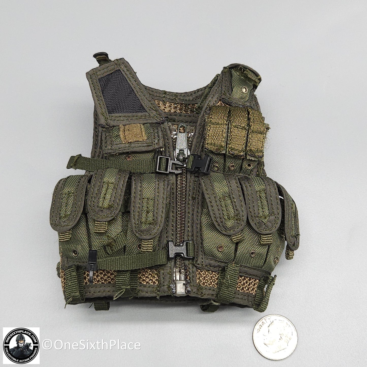 1:6 scale ACE Green Omega Assault Tactical Vest for 12" Figures