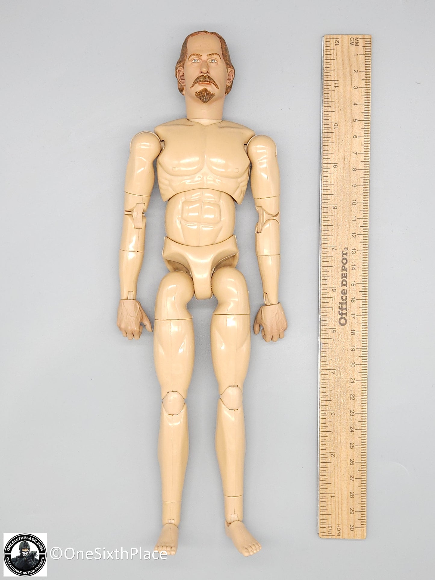 1:6 scale Sideshow Civil War Confederate Infantry Officer Male Body w/ Head 12" Figure