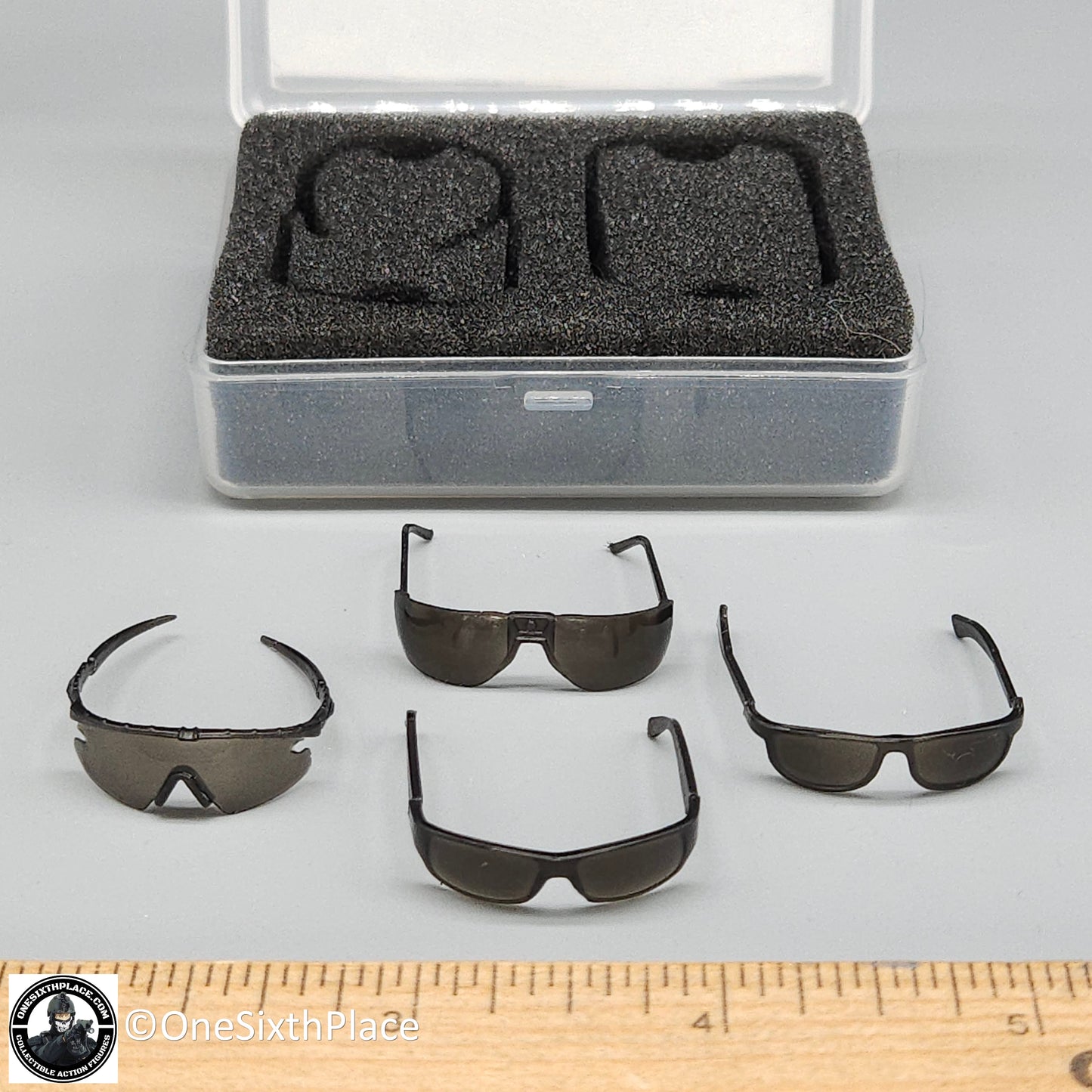 1:6 scale ZY Toys Sunglasses Set (x4 Pairs) for 12" Figures