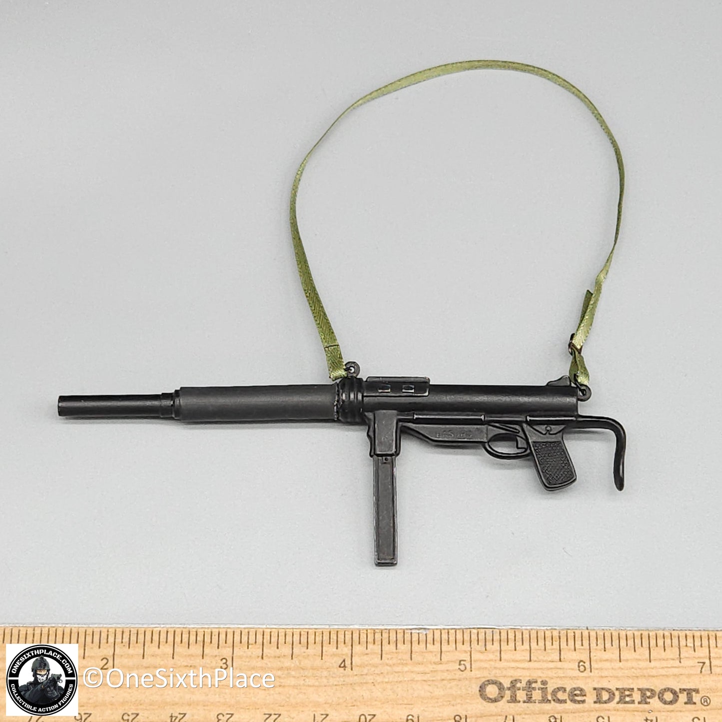 1:6 scale Molded Vietnam Suppressed M3 Grease Gun Submachine Gun for 12" Figures
