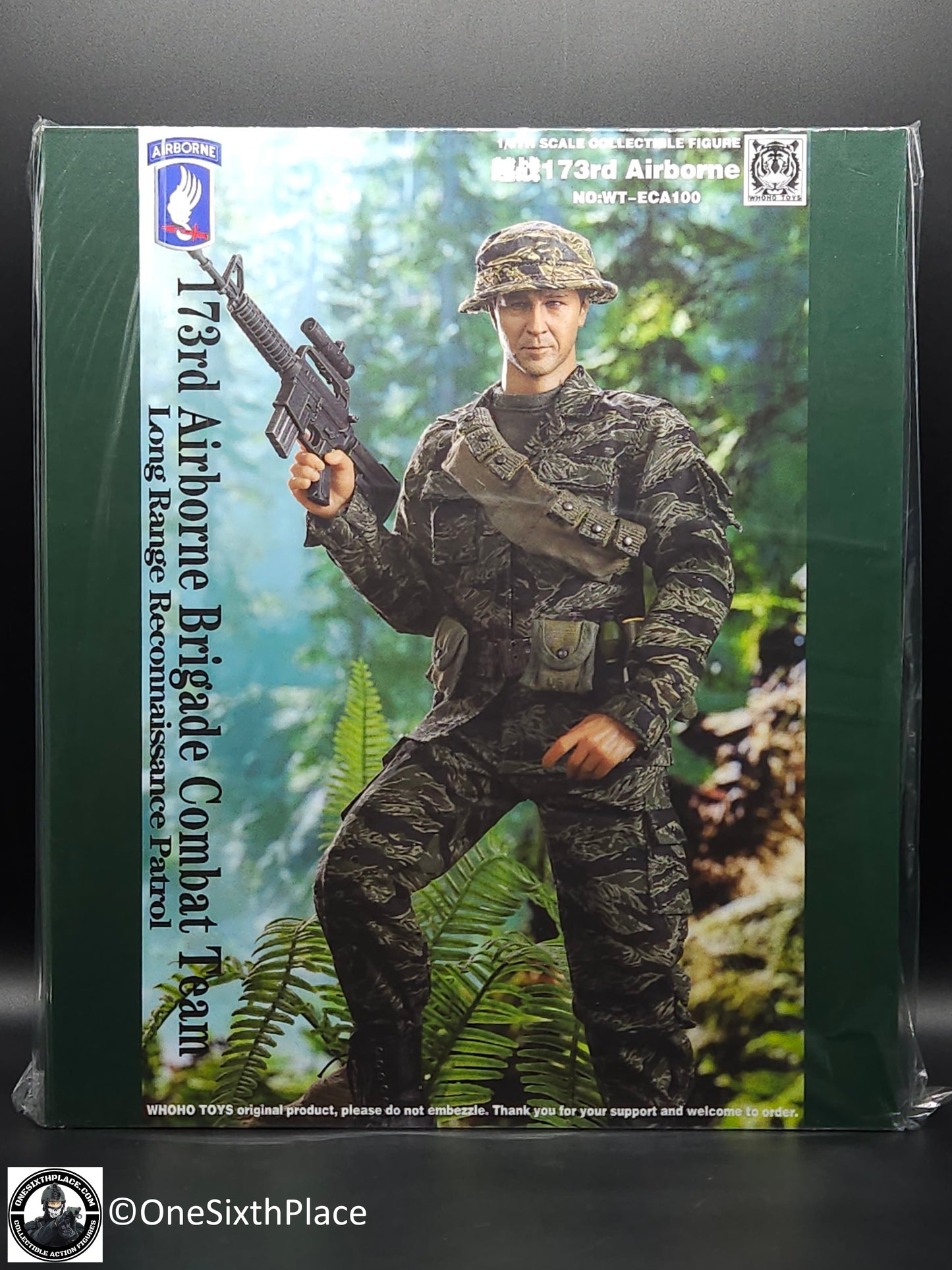 1:6 scale WHOHO TOYS 173rd Airborne Brigade Combat Team LRRP 12" Figure WT-ECA100