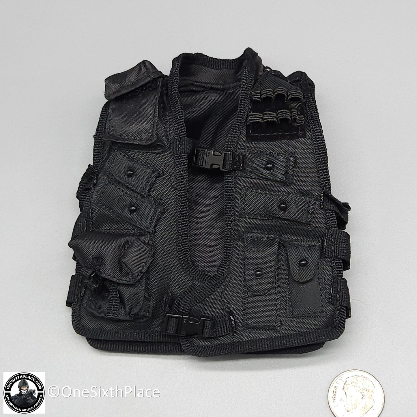 1:6 Dragon HK Police SDU Michael Black Tactical Vest for 12" Figures