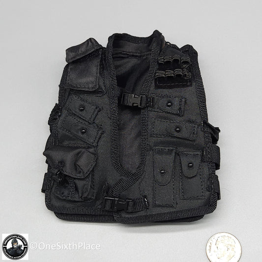 1:6 Dragon HK Police SDU Michael Black Tactical Vest for 12" Figures