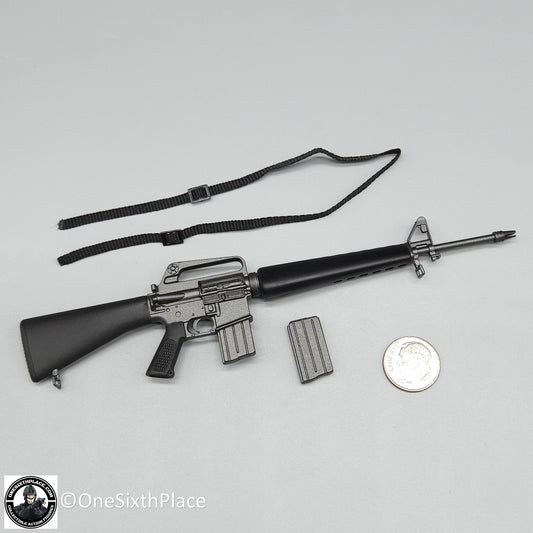 1:6 scale ZY Toys M16 w/ 3-Prong Flash Hider for 12" Figures Vietnam