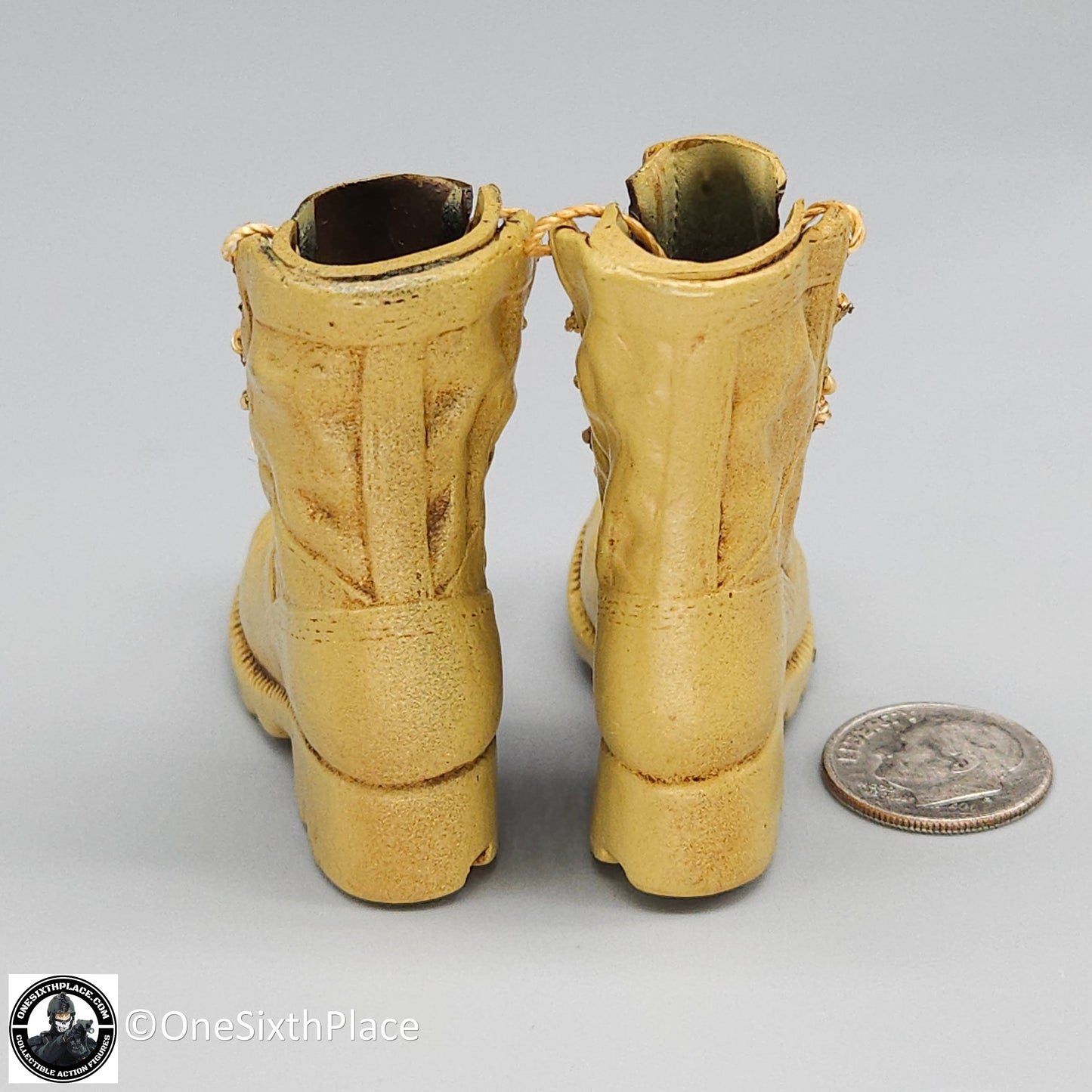 1:6 scale Very Hot Toys Desert Danner Boots w/ Laces for 12" Figures