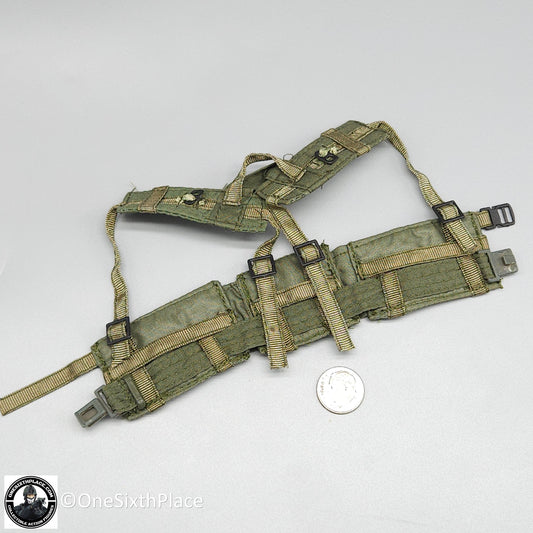 1:6 scale Ultimate Soldier Modern Green LBV Vest H-Harness for 12" Figures