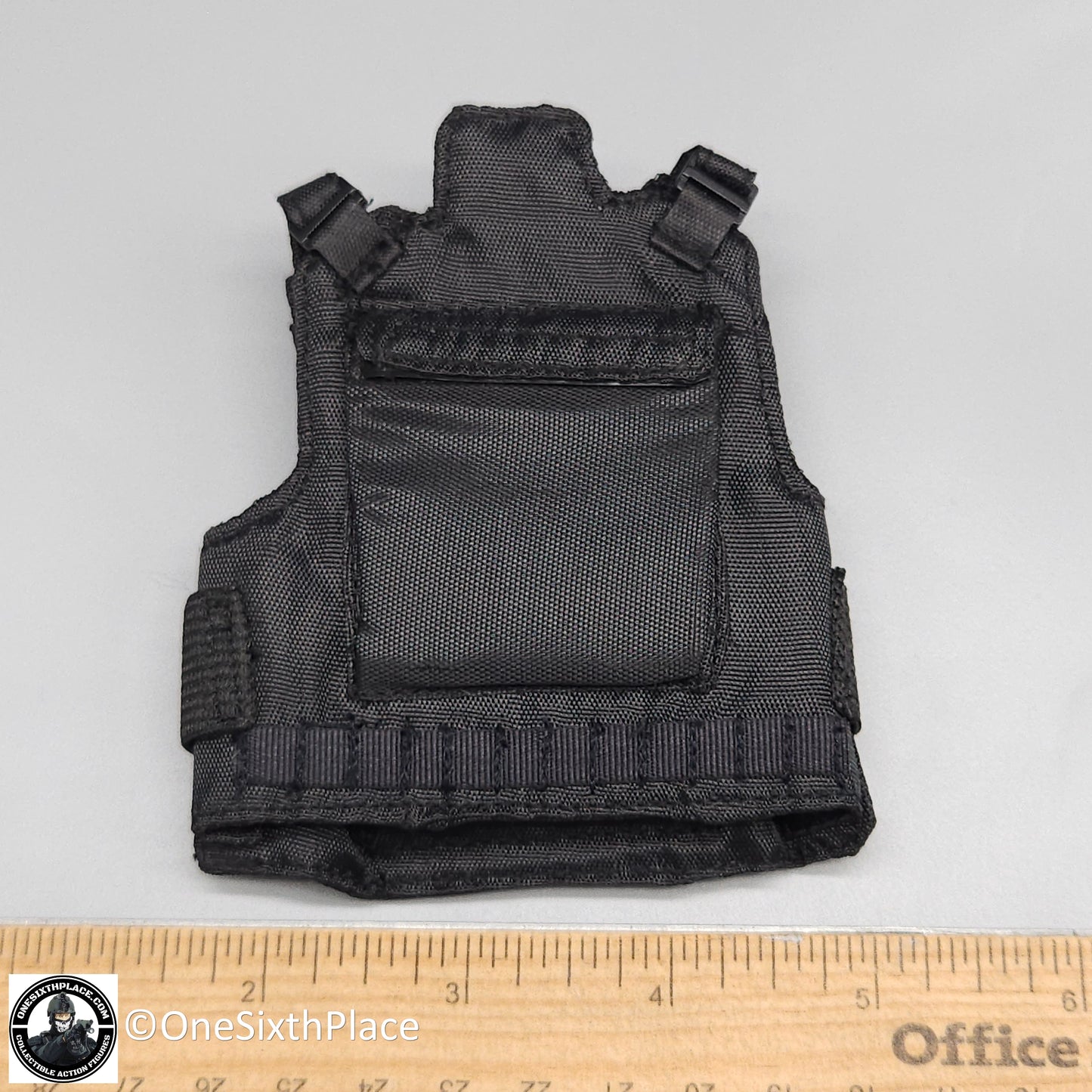 1:6 scale Toy Soldier Delta Force Black PT Body Armor for 12" Figures