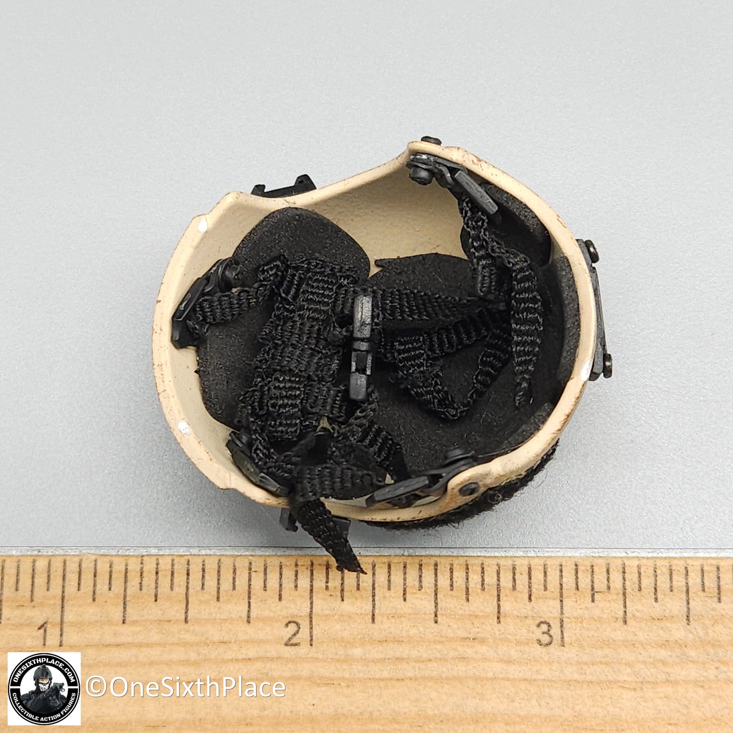 1:6 scale Hot Toys Water Edge Ops Tan Ballistic Helmet for 12" Figures