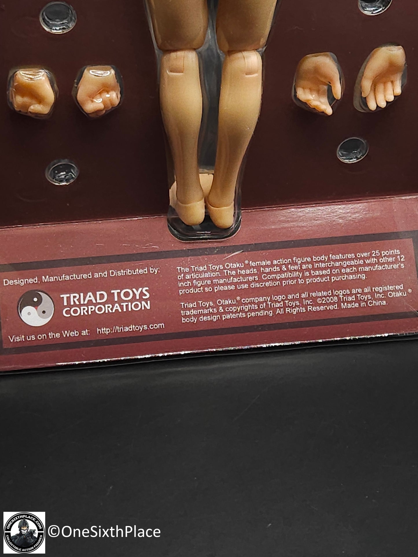 1:6 Triad Toys Female Otaku 1.2 Caucasian Body w/ Blond Hair for 12" Figure READ NOTES