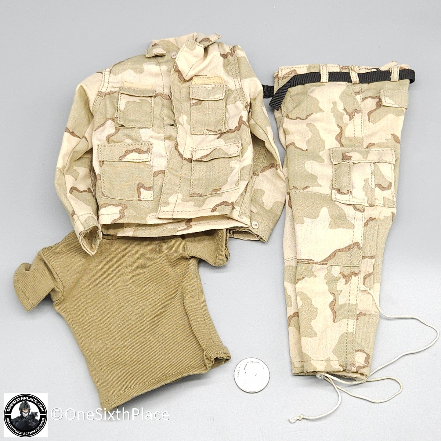 1:6 DamToys Ranger Desert Camo Uniform for 12" Figures