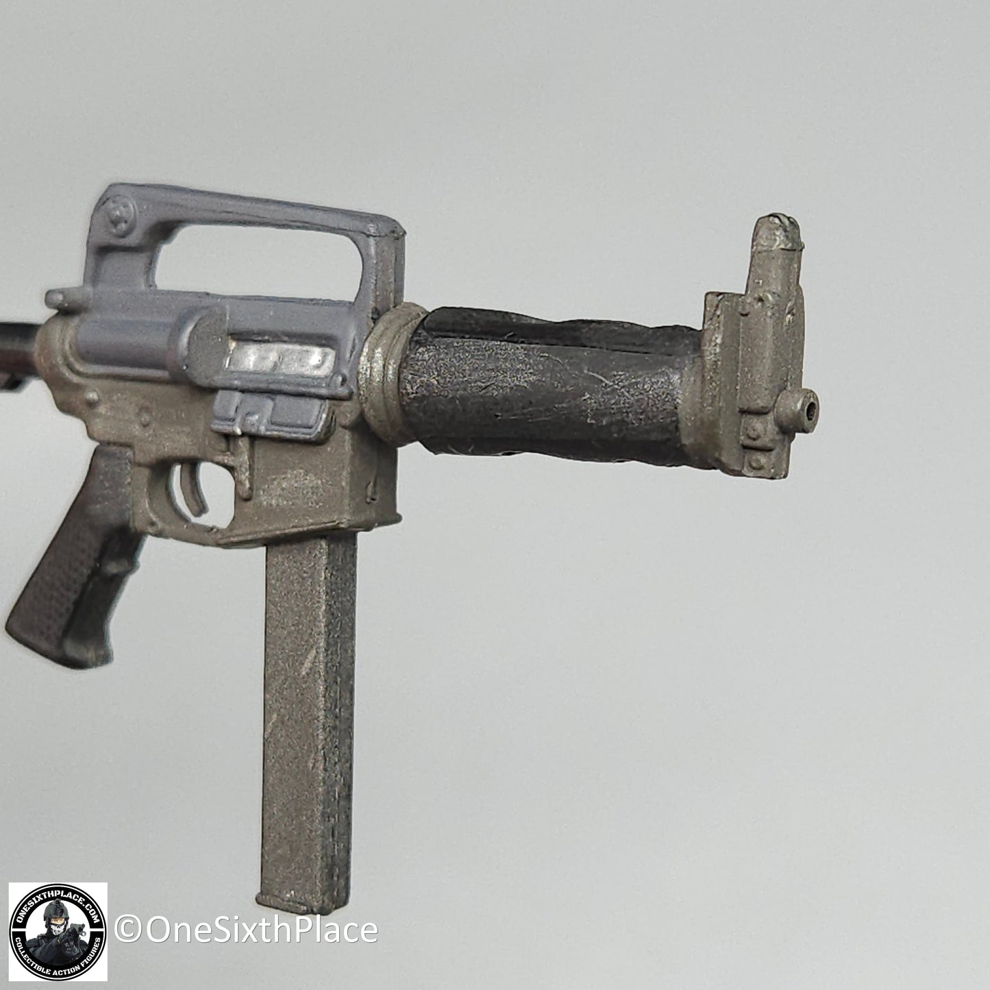 1:6 scale Ultimate Soldier Colt RO633 DOE SMG 9mm M16 Carbine for 12" Figures