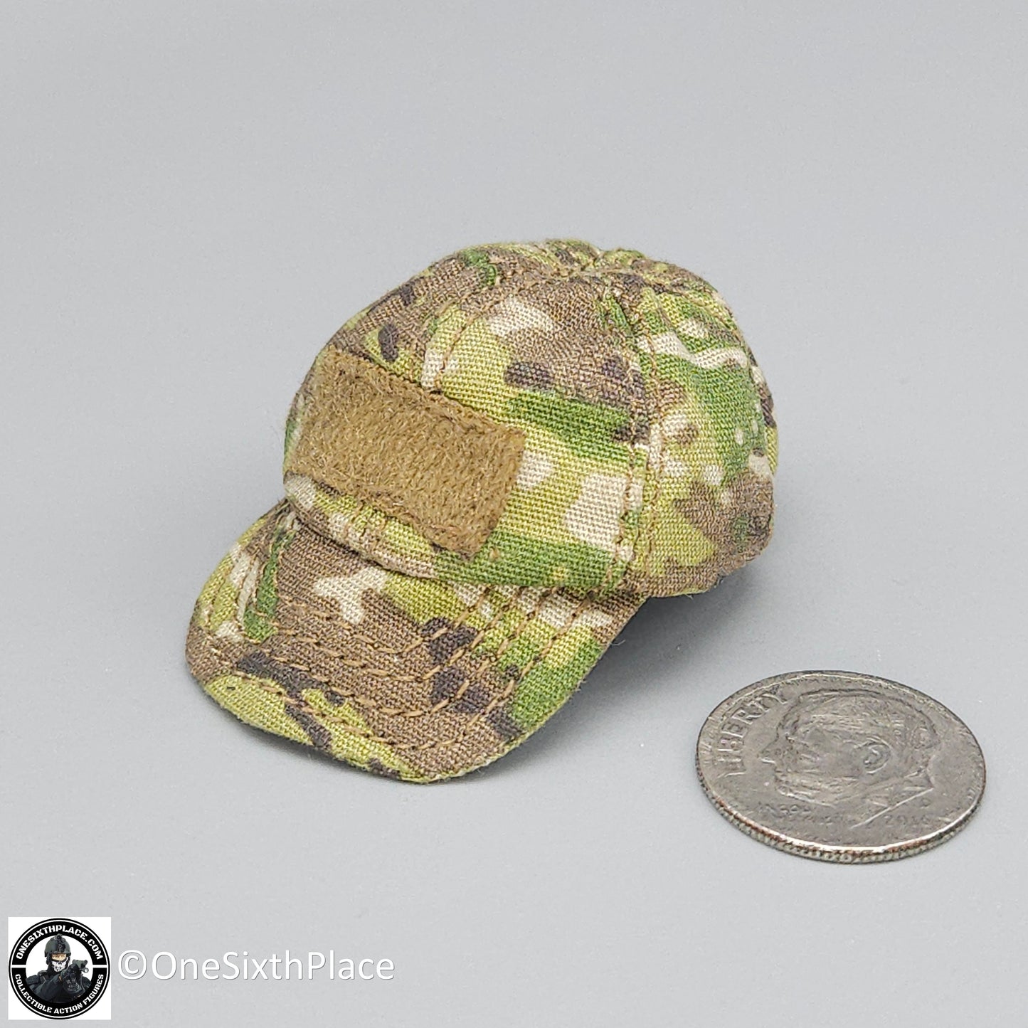 1:6 scale Very Cool Female Multicam Camo Tactical Baseball Hat for 12" Figures