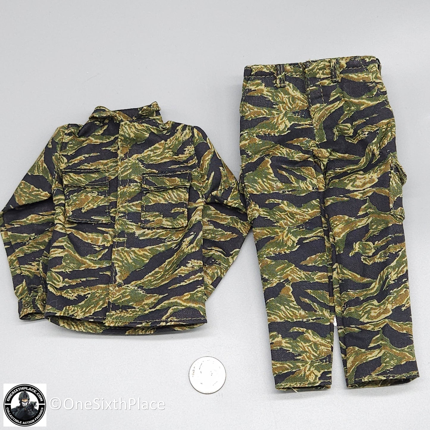 1:6 scale Toy Soldier Vietnam Tigerstripe Camo Uniform for 12" Figures