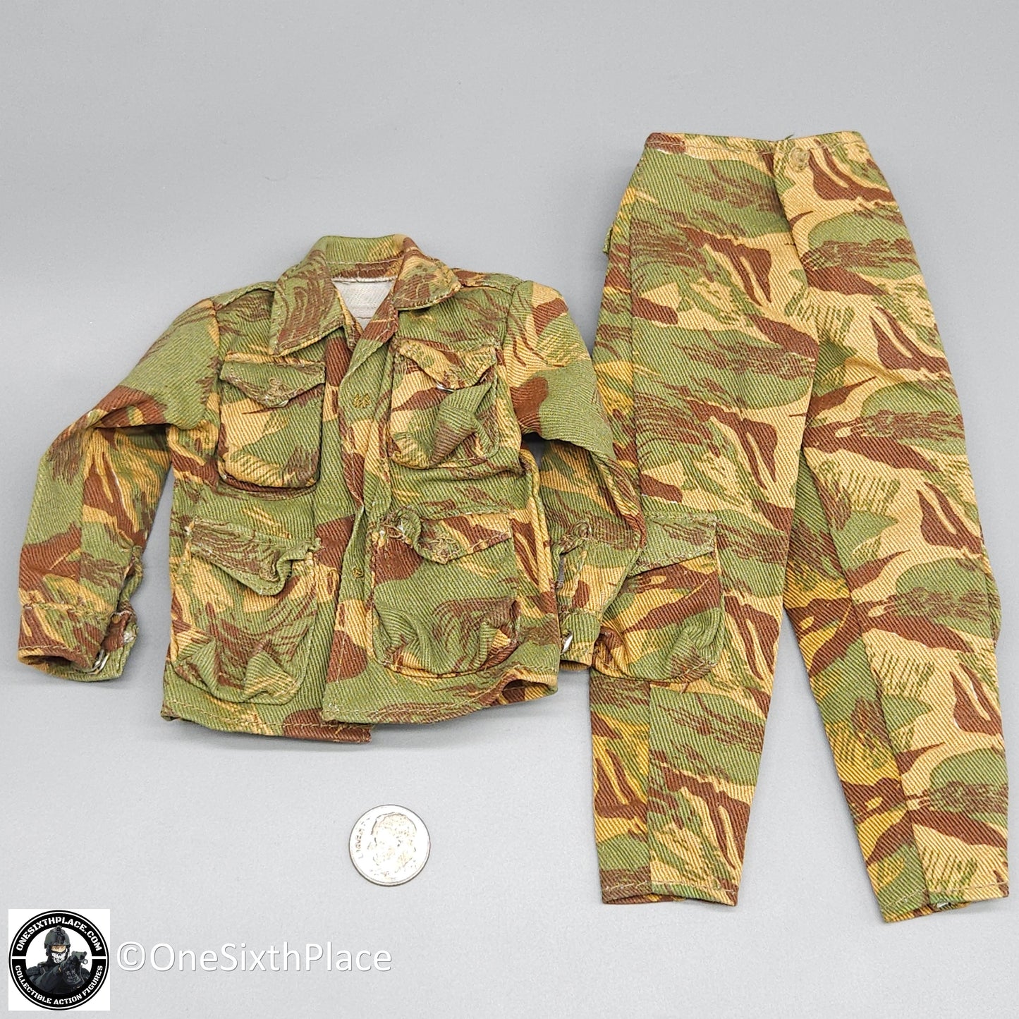 1:6 scale Ultimate Soldier Villains Mercenary Rhodesian Camo Uniform for 12" Figures