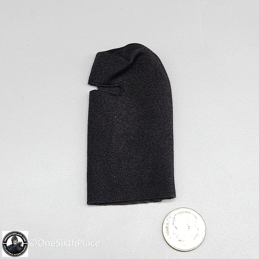 1:6 scale Dragon Black Balaclava Mask for 12" Figures