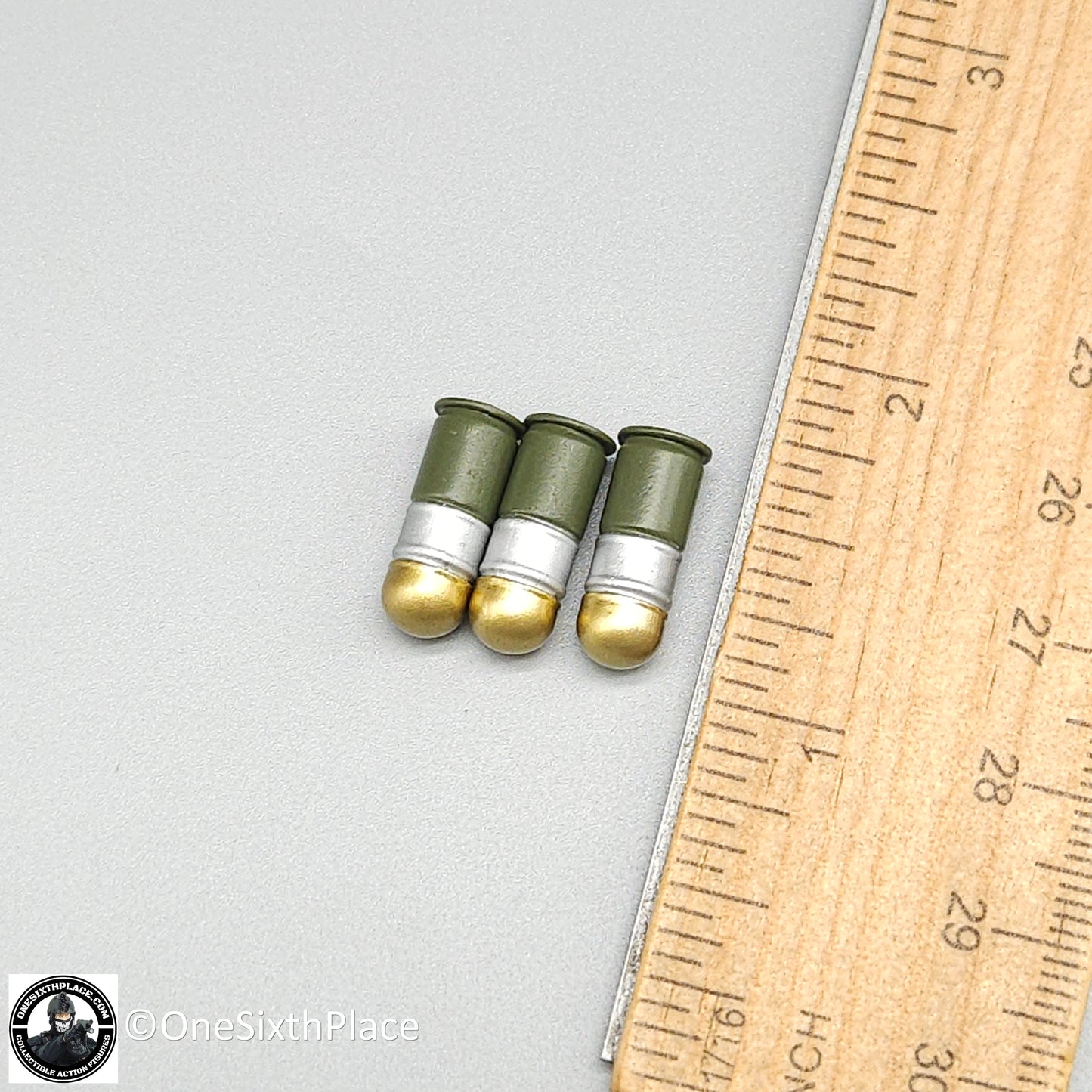 1:6 scale Easy & Simple NAVY Special Warfare 40mm Grenades (x3) for 12" Figures