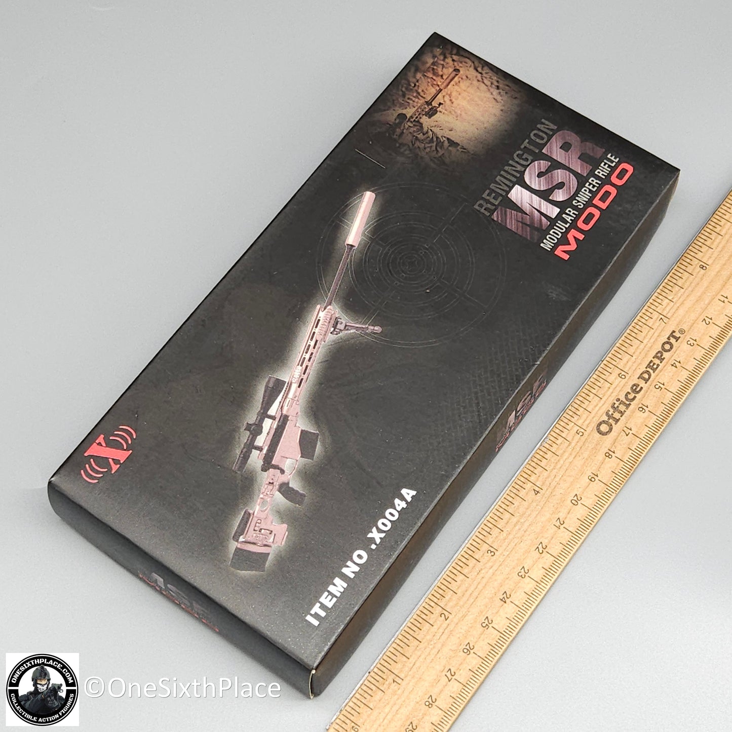 1:6 scale ZY Toys Modern MSR Sniper Rifle Weapon Set for 12" Figures ZYX004A