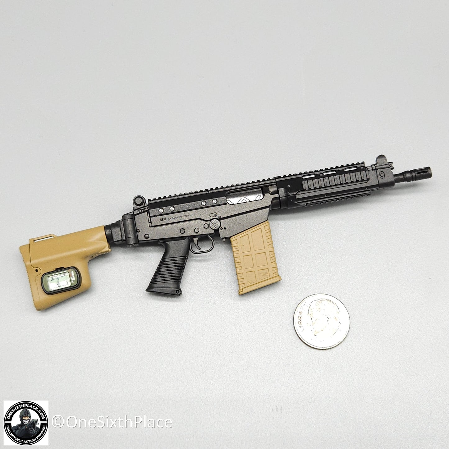 1:6 Easy & Simple PMC Weapon Set C SA58 7.62 Rifle Carbine for 12" Figures