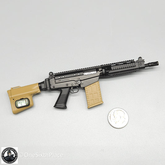 1:6 Easy & Simple PMC Weapon Set C SA58 7.62 Rifle Carbine for 12" Figures