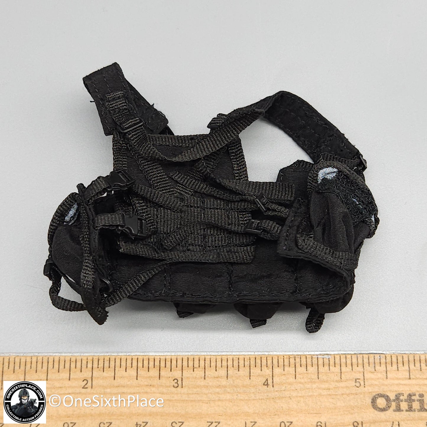 1:6 scale ACE Black Delta Force BHI Chest Rig Harness for 12" Figures