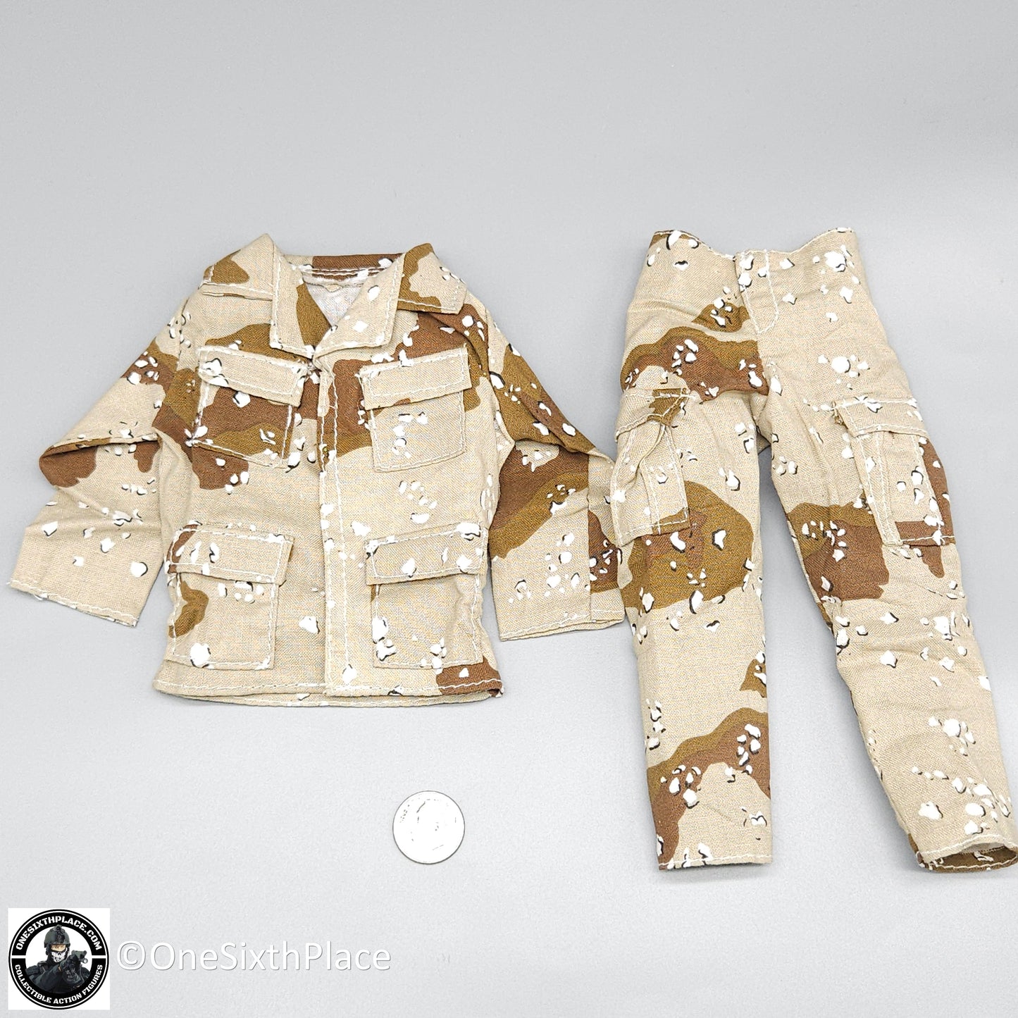 1:6 scale SOTW Desert Storm 6-Color Camo Uniform for 12" Figures
